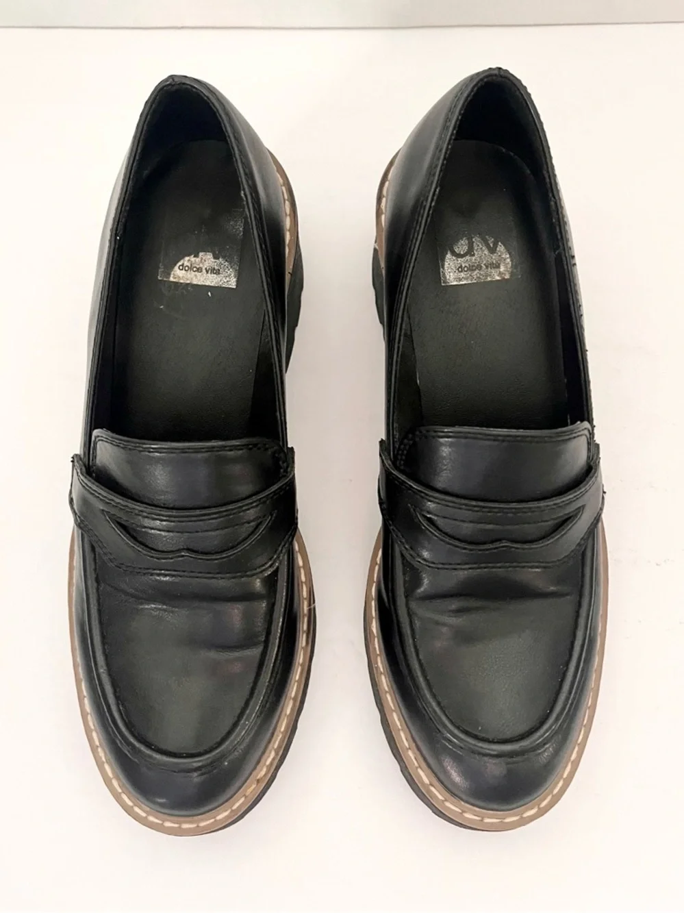 Dolce Vita Tammy Lug Platform Penny Loafers - Picture 3 of 12